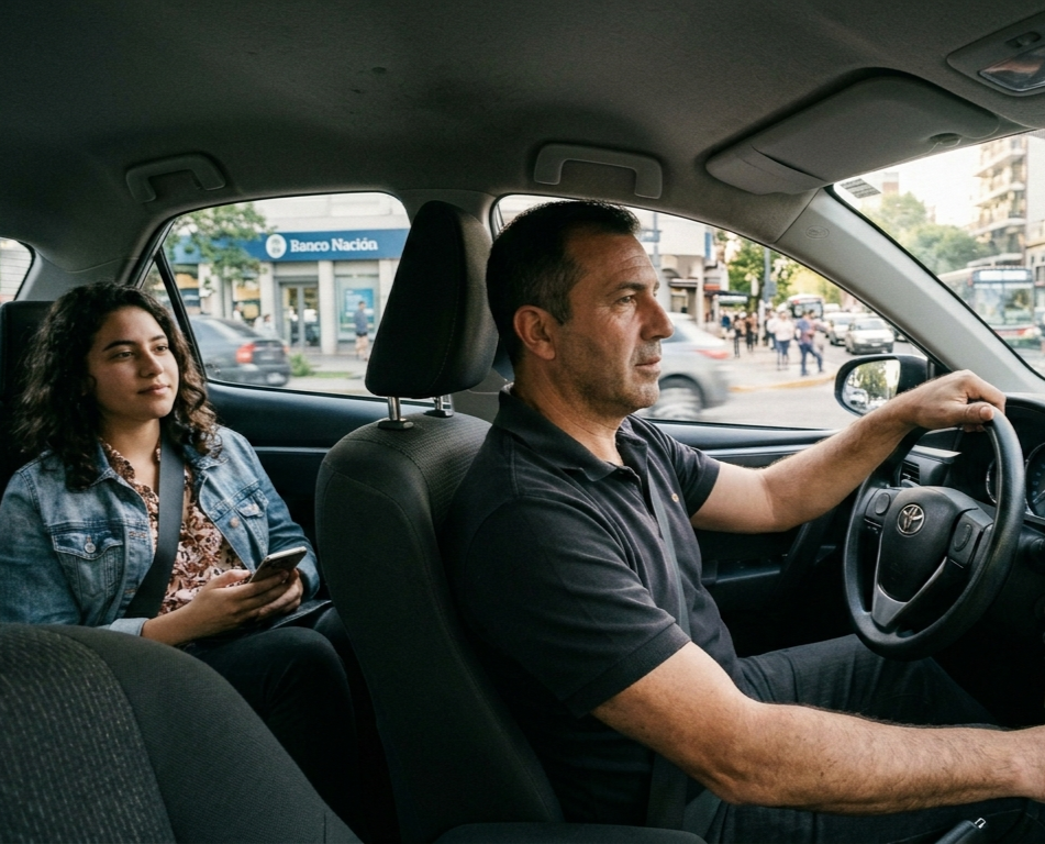 conductor que uso nuestro alquiler de autos para uber cabify didi